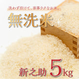 【無洗米】新潟県産新之助 5kg【R5年産】